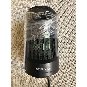 Ambiano Ceramic Heater with Fan Oscillating Portable Space Heater Black